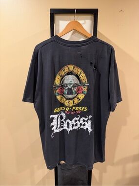 Bossi Rhinestone Embellished Vintage Guns ‘n Roses Band Tee
